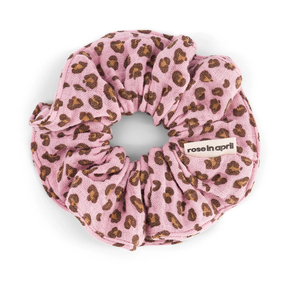 Chouchou Léopard Candy pink