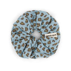Chouchou Léopard Ice blue
