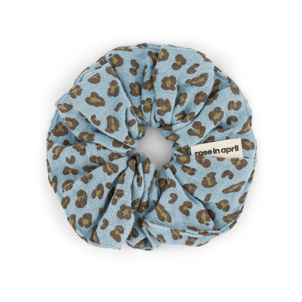 Chouchou Léopard Ice blue
