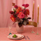 Nappe Zoe Rayures Cerise