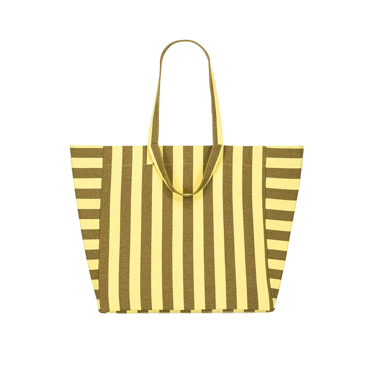 Sac cabas Elisa Rayures Lemon / Olive