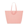 Sac cabas Elisa Rayures Tennis Pecan / Strawberry