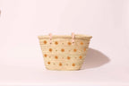 Panier Brodé Carmen Ocre