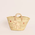 Panier Brodé Paloma Rose