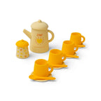 Ensemble de jeu de thé en silicone Jaune - Solmate