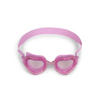 Lunettes de natation Rose - Coeur