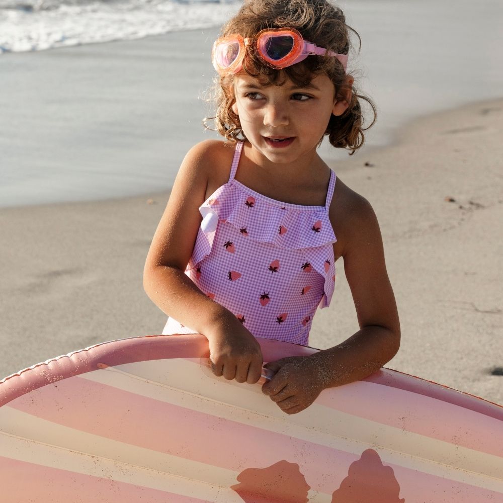 Lunettes de natation Rose - Coeur