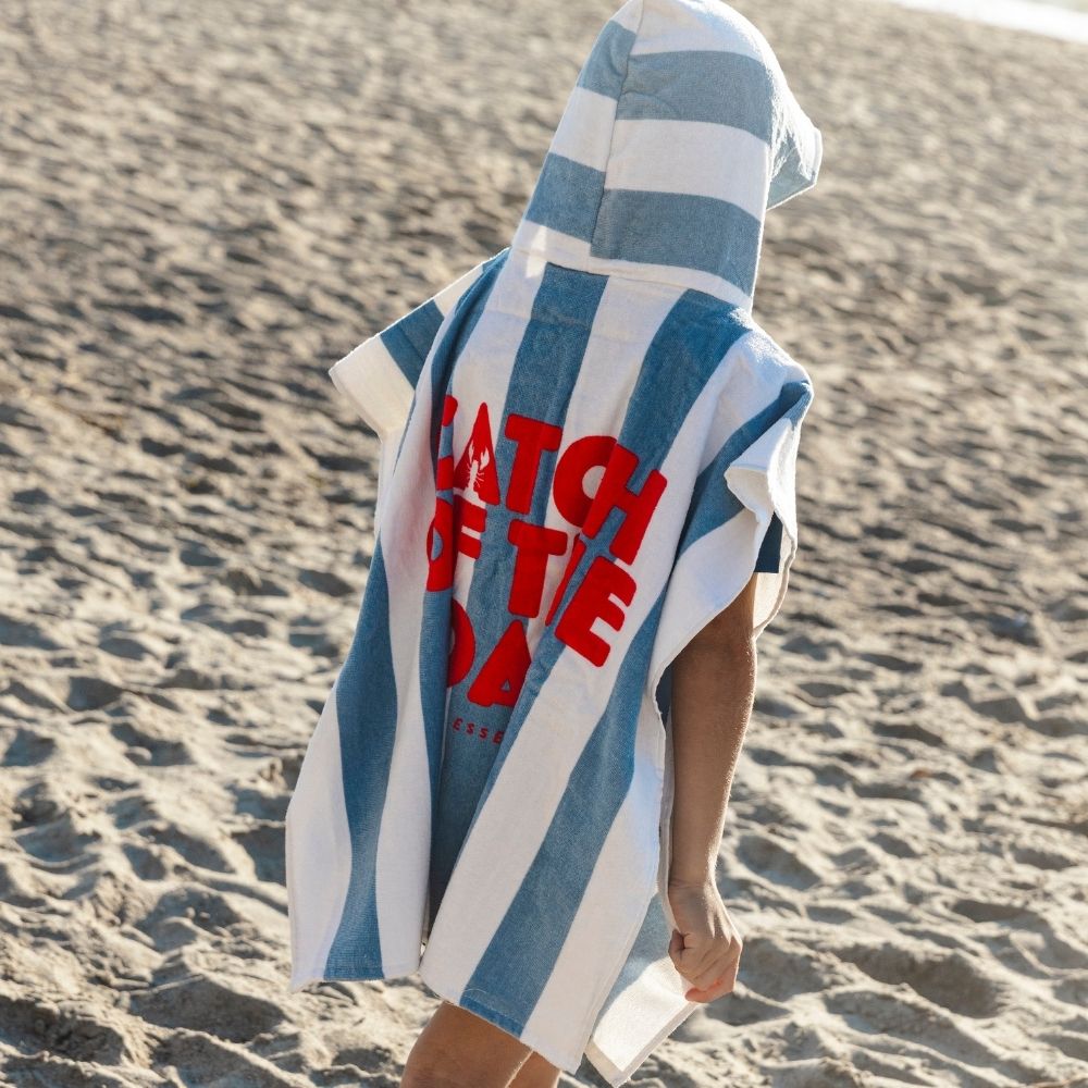 Poncho de plage Bleu - Catch Of The Day