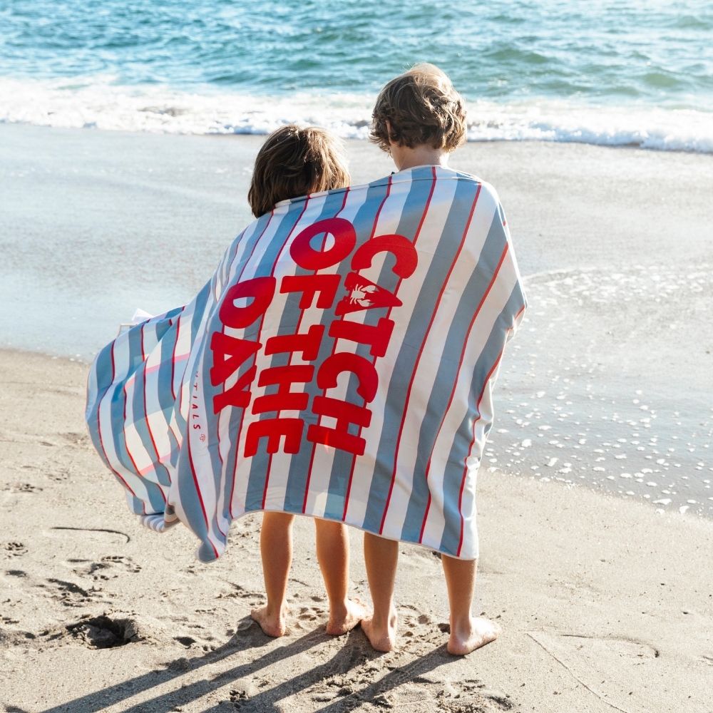 Serviette de plage en microfibre Multicolore - Catch Of The Day