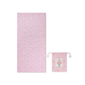 Serviette de plage en microfibre Rose - Shell Tastic