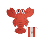 Serviette de plage en microfibre Rouge - Homard