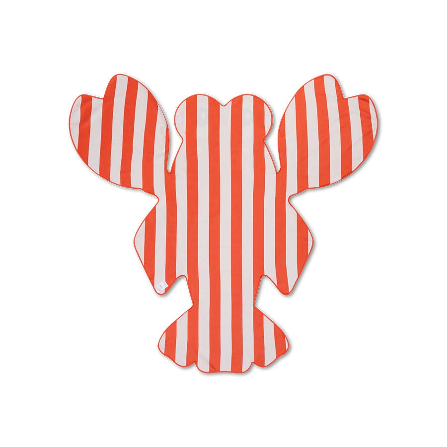 Serviette de plage en microfibre Rouge - Homard