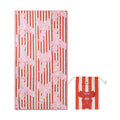 Serviette de plage microfibre Rouge - Lobster Bay
