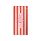 Serviette de plage microfibre Rouge - Lobster Bay