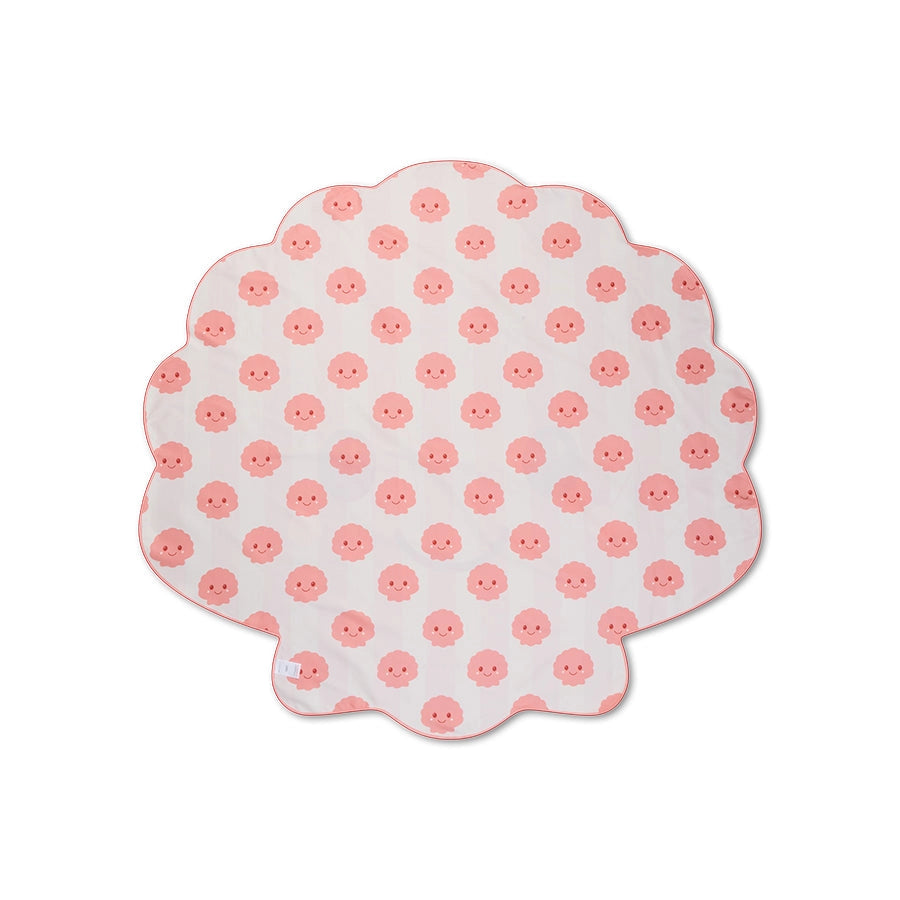 Serviette de plage en microfibre Rose - Shelltastic