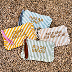 Pochette froufrou brodée Bisou Bisou