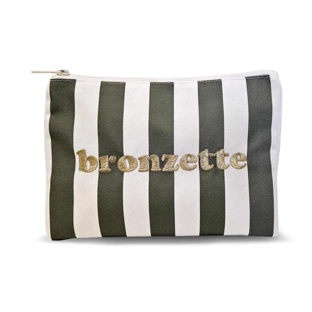 Pochette brodée Bronzette