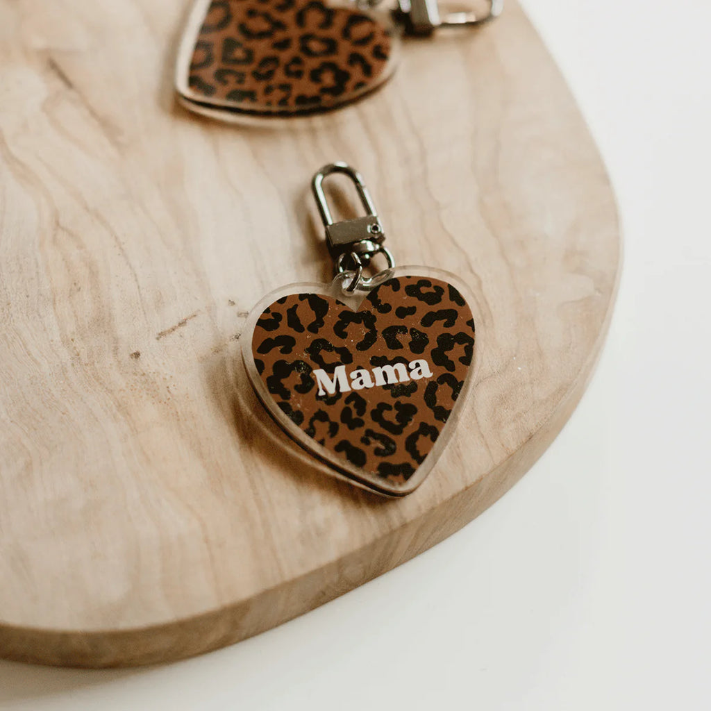 Porte-clés Léopard Mama