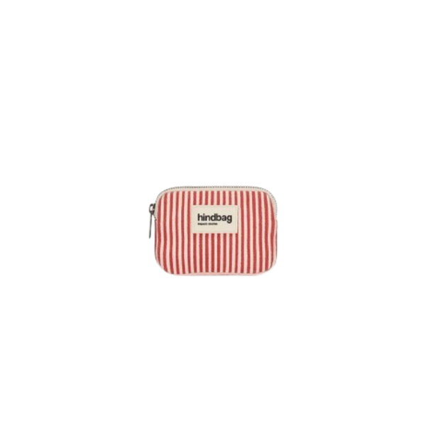 Porte monnaie Lili Rayures rouge