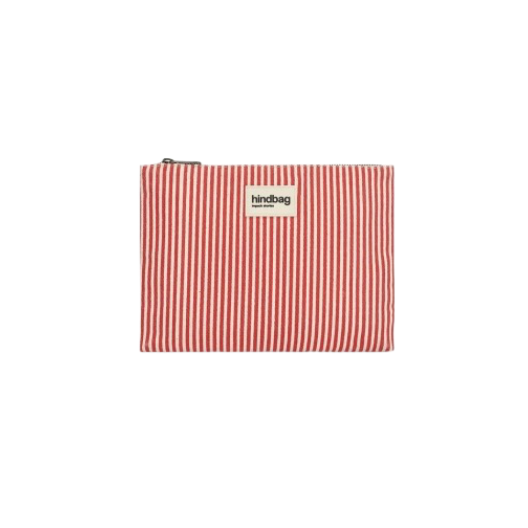 Pochette Ema Rayures rouge