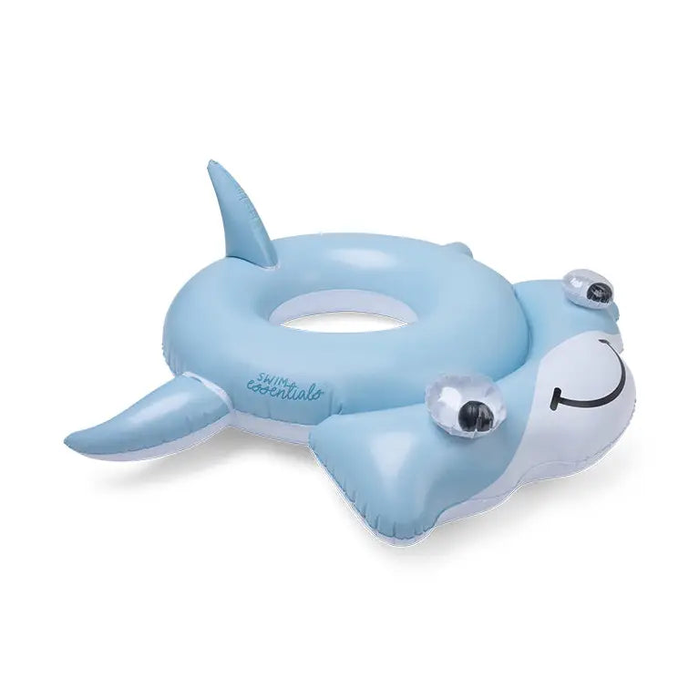 Bouée de natation - Bleue - Hunter « The Hammerhead » - Requin - Ø 95 cm