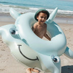 Bouée de natation - Bleue - Hunter « The Hammerhead » - Requin - Ø 95 cm