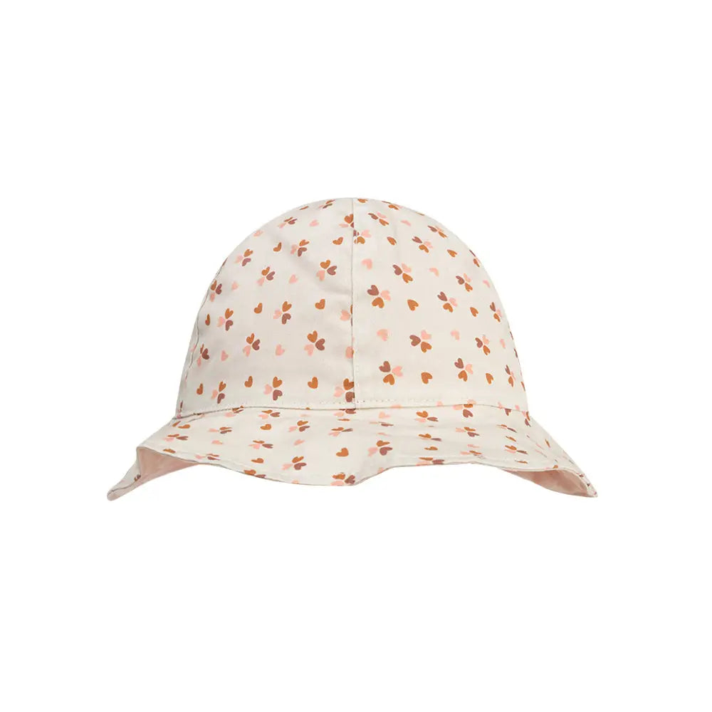 Chapeau de plage - Beige - Cœurs douillets 0/12 Mois