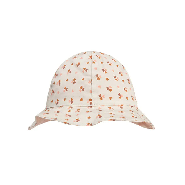 Chapeau de plage - Beige - Cœurs douillets 1/2 ans