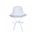 Chapeau de soleil - Rayures bleues