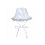 Chapeau de soleil - Rayures bleues