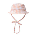 Chapeau de soleil - Orange/Blanc - 0/12 Mois